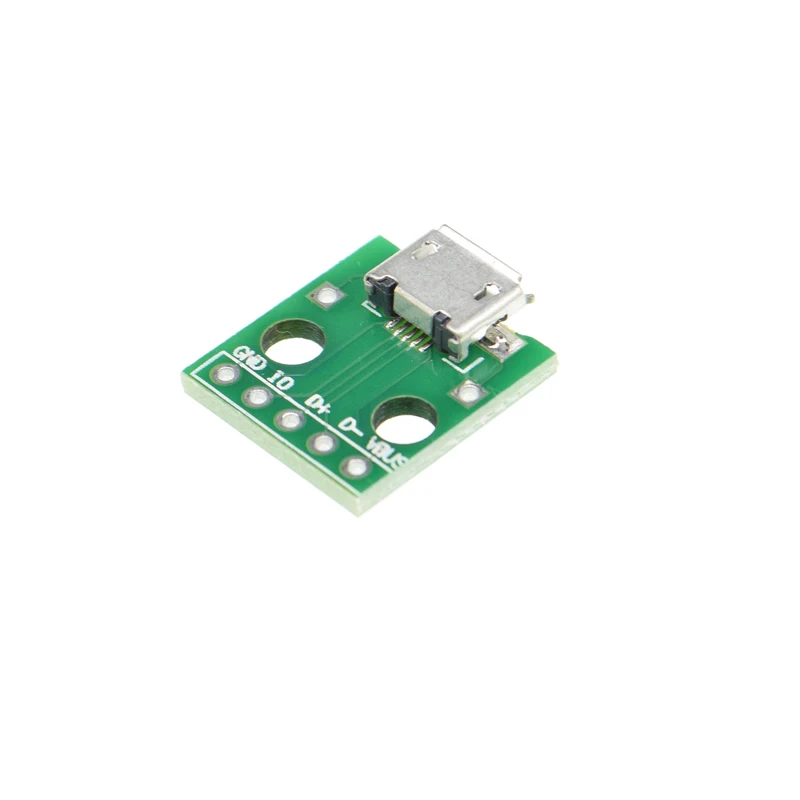 10 шт. MICRO USB Для dip адаптера 5-контактный разъем PCB конвертер | Обустройство дома