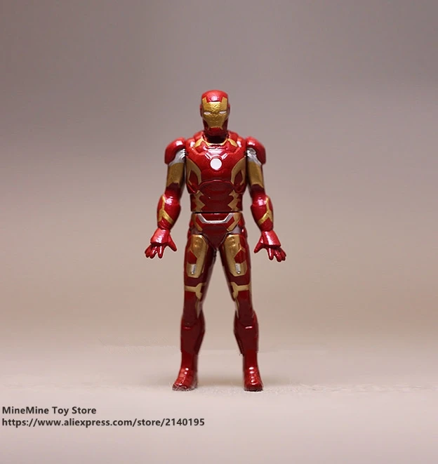 DISNEY Marvel Мстители Железный человек 3 ультран 5 6 см металлическая фигурка аниме