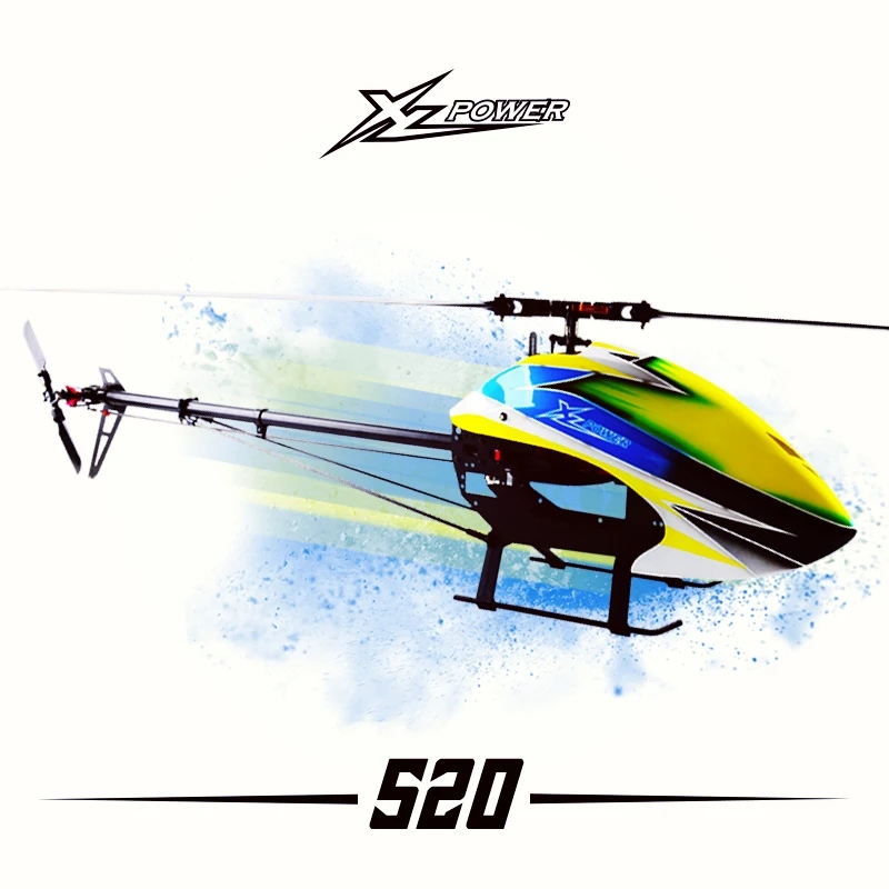 Оригинальный комплект вертолета XLPower 520 RC 6CH вертолёт с системой