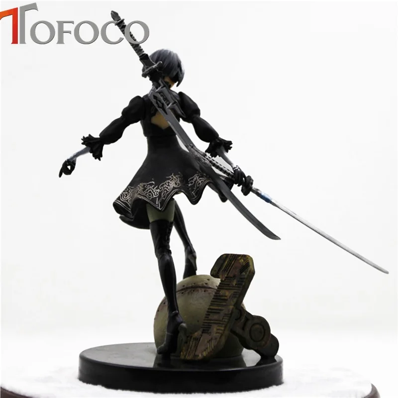 TOFOCO 15 см Nier Automata 2B Yorha No.2 Тип B ПВХ экшн-фигурка Коллекционная модель Ps4 фигурка