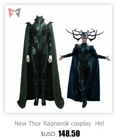 MMGG Хэллоуин Тор Ragnarok Косплей Hela косплей костюм аксессуары на заказ платье Высокое качество