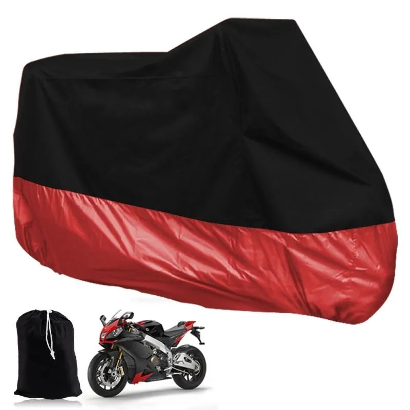 

XXL 265*105*125 cm Motorcycle Covering Waterproof Scooter Cover UV Resistant Heavy Racing Bike Cover 180T 250CC 100% HighQuality