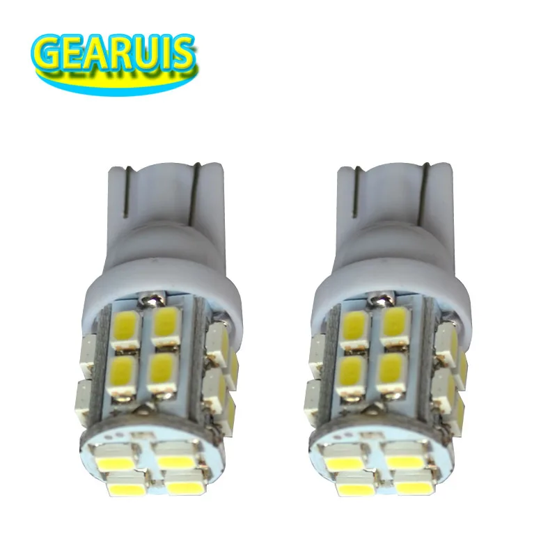 Высокий люмен 100 шт. T10 20 SMD 1206 3020 Светодиодный W5W 194 501 Клин для лампы парковка