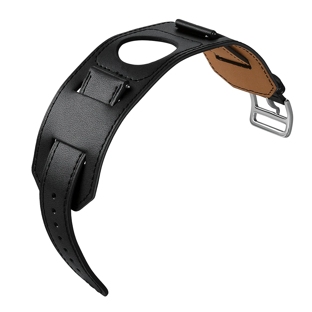 22 мм кожаный браслет ремешок для Xiaomi Amazfit GTR 47 мм Pace Stratos 2 ремешок для huawei Watch GT Honor Magic Dream Band samsung