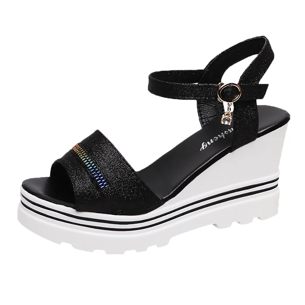 Сандалии SAGACE женские на платформе модные туфли лодочки пикантные с открытым