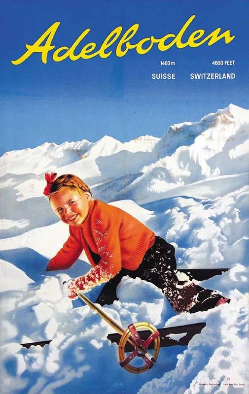 Швейцария Берн Туризм постеры Lenk чистая вода классические настенные наклейки