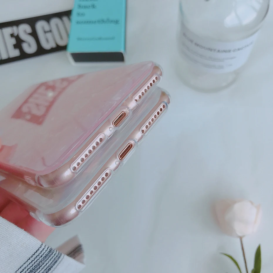 Beily Conch Shell Case for iPhone 7 8 Plus X Beautiful Bling Soft Silicone Back Cover 6 6S Slim Fit Phone Funda |