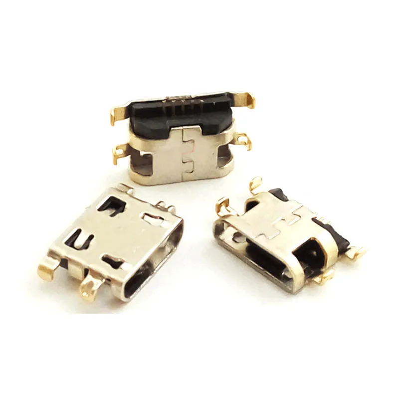 

50pcs Micro USB Charging Socket Port Jack Connector Repair Part for Alcatel 5025