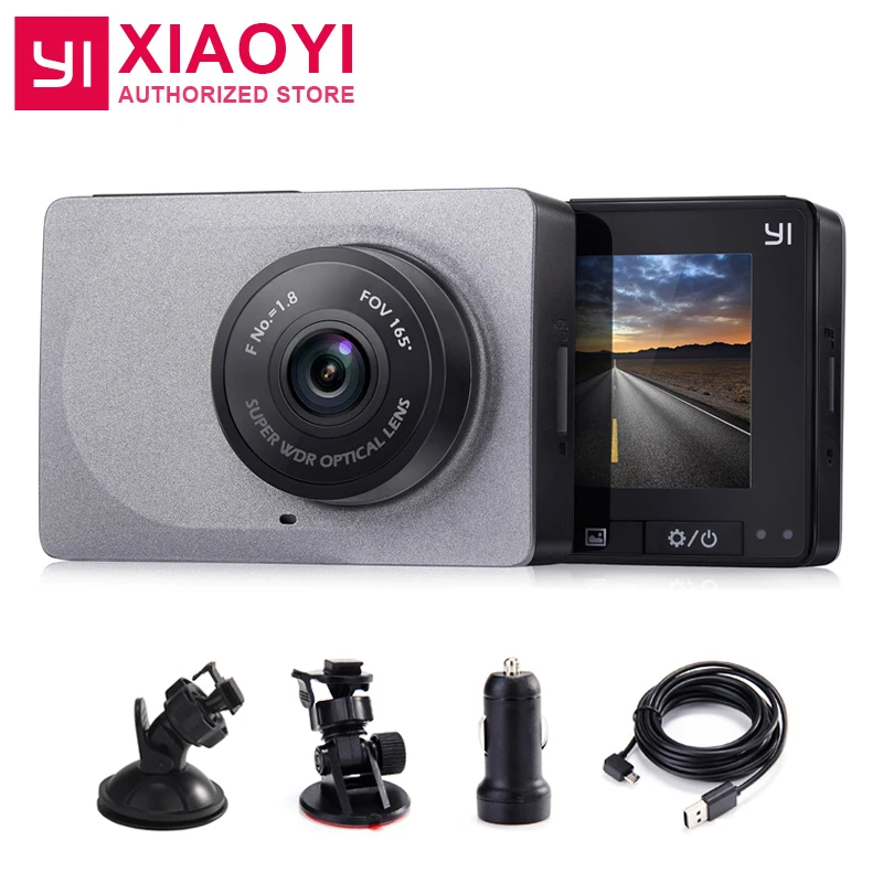 [Международная версия] Xiaoyi YI Smart DashCamera 2 7 дюймов CarDVR 165 градусов 1080 P/60fps
