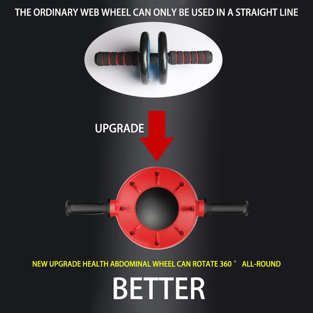 FDBRO роликовое колесо мышечный тренажер снаряжение унисекс бесшумное для фитнеса
