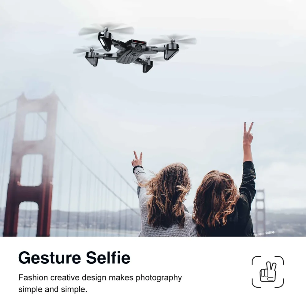 LBLA Drone with Camera WIFI FPV Quadcopter 720P HD Live Video Headless Mode 2.4GHz 4CH 6 Axis Gyro Foldable RTF | Игрушки и хобби