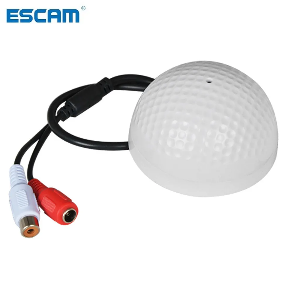 Микрофон ESCAM со звуковым монитором микрофон для камеры видеонаблюдения IP