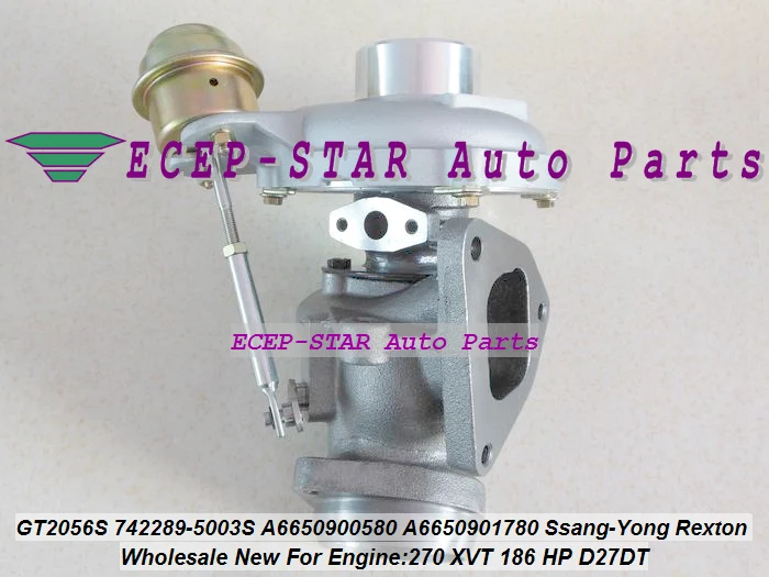GT2056S 742289 742289-5001S 742289-0003 742289-0002 Турбокомпрессор для Ssang Yong Rexton Rodius 2005-270 XVT D27DT |