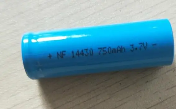 Бесплатная доставка 2 шт./лот 3 7 в 14430 4/5aa 750 мАч перезаряжаемые литиевые батареи