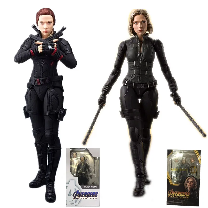 2 стиля 6 дюймов Endgame 4 Figuarts Черная Вдова фигурку модель игрушки кукла для