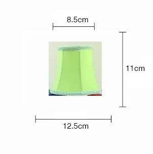 Красные синие зеленые современные светильник ильники с тканевыми лампочками