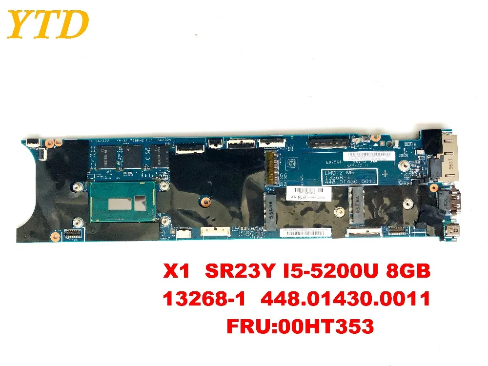 

Оригинальная материнская плата для ноутбука Lenovo Thinktad X1 SR23Y I5-5200U 8 Гб 13268-1 448.01430.0011 FRU:00HT353 протестирована хорошая бесплатная доставка