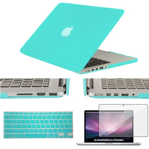 3в1 матовый чехол для Apple macbook Air Pro Retina 11 12 13 15 сумка ноутбука Macbook 3 дюймов +