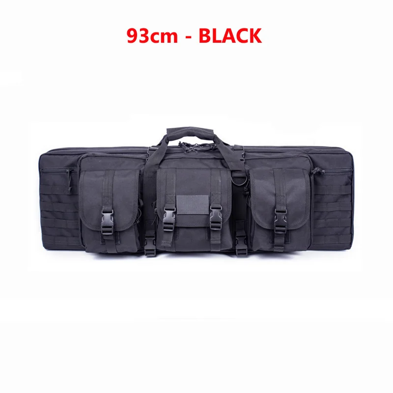 Black 93CM Черный/зеленый/Тан тактическое оборудование сумка для оружия цвета хаки для охотничьи очки винтовка Чехол Открытый Кемпинг Пешие Прогулки Рюкзак - Цвет: Black 93CM