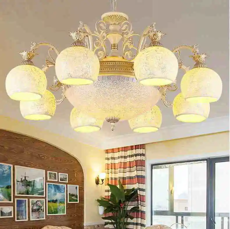 Золотистая люстра tiffanylamp под старину бра Люстра Тиффани стекло для спальни