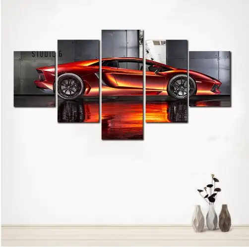 

Supercar HD Canvas Print Painting Modern Home Wall Decor Canvas Art HD Picture Paint On Canvas Prints Unframed 5 Pieces