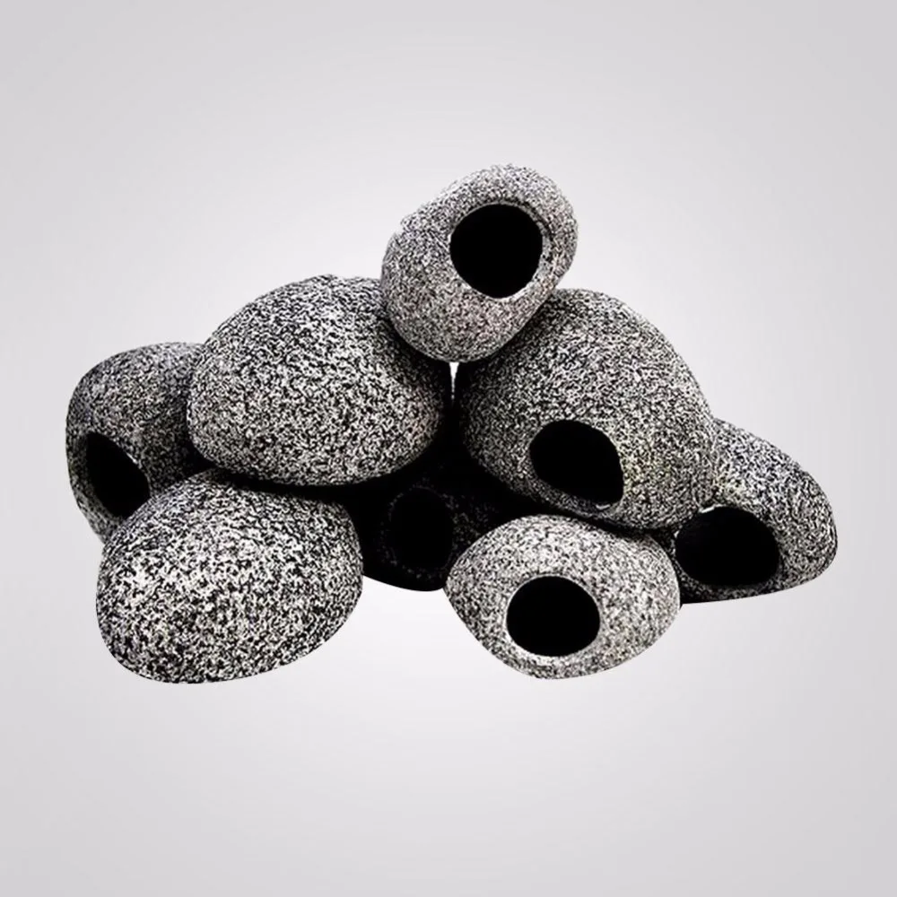 6 шт аквариумных цихлид камень Керамика Рок Пещера аквариума пруд для разведения