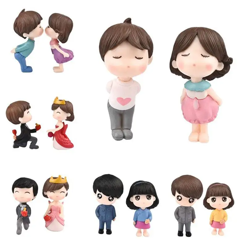 7 стилей для влюбленных пар DIY ремесло Сказочный Сад миниатюры микро бонсай