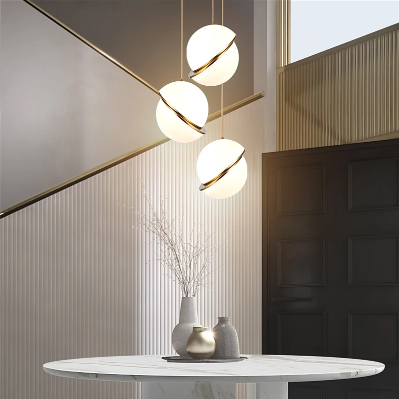 Скандинавский постмодерн люстра-полумесяц креативная гостиная спальня ресторан