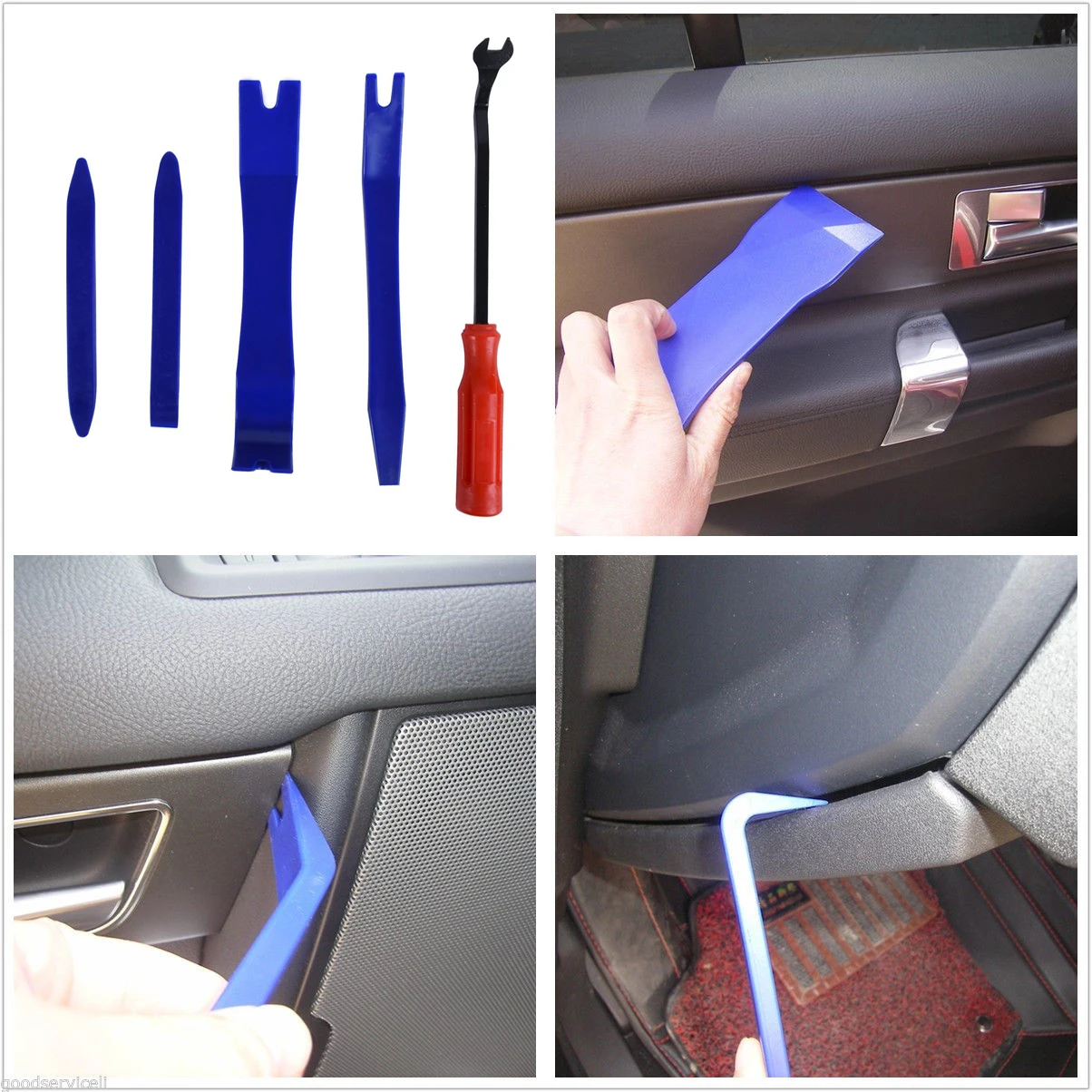 5 шт. Авто элементы отделки автомобиля набор инструментов для удаления