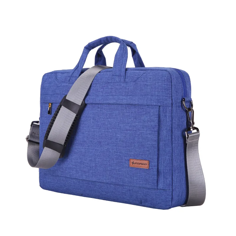 15 inch Blue Kissyenia 14 15 дюймов портфель для ноутбука Мужская водонепроницаемая официальная деловая сумка для компьютера дорожная Портативная сумка на плечо KS1198 - Цвет: 15 inch Blue