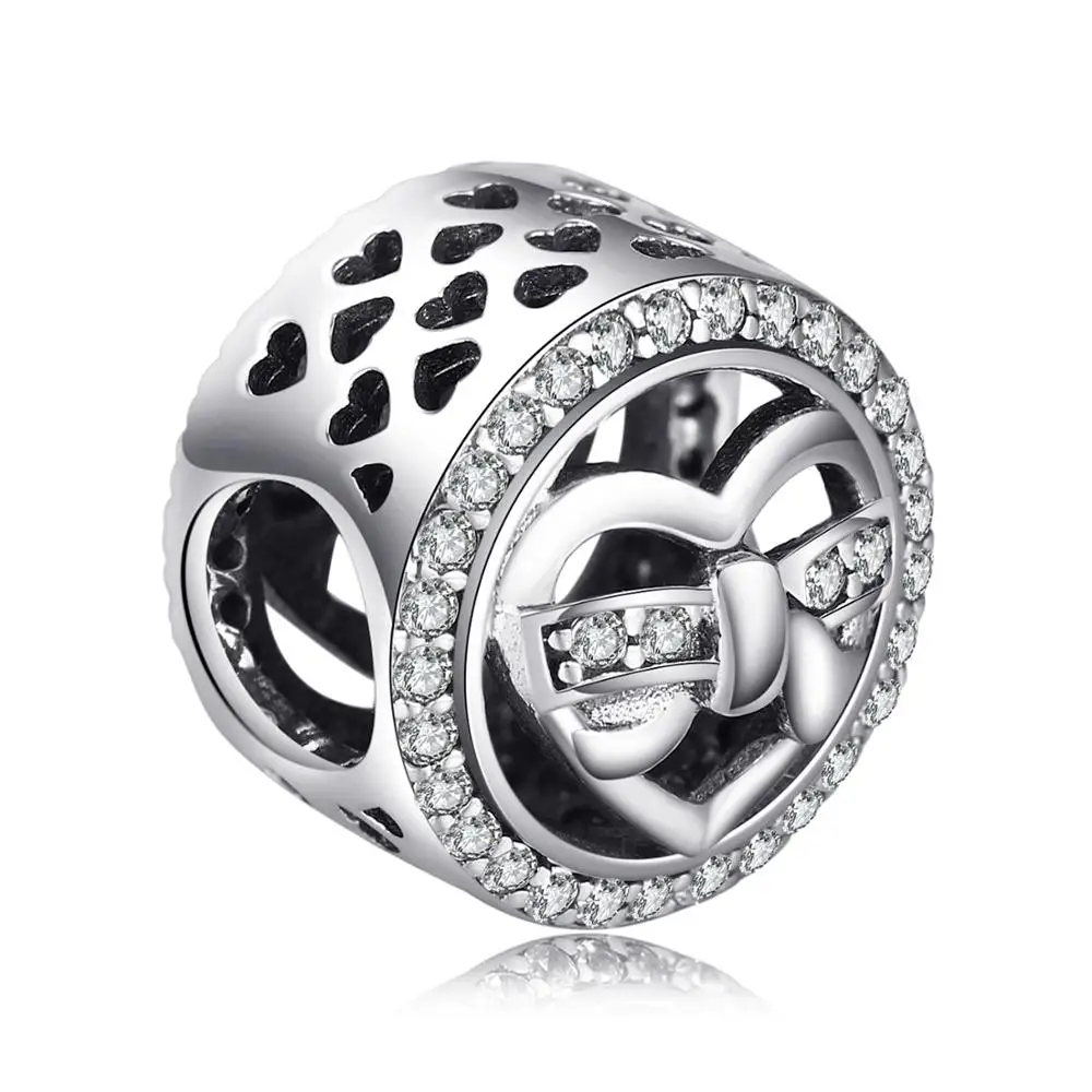 JewelryPalace подлинное серебро 925 пробы сердце любовь звезда цветок кубический