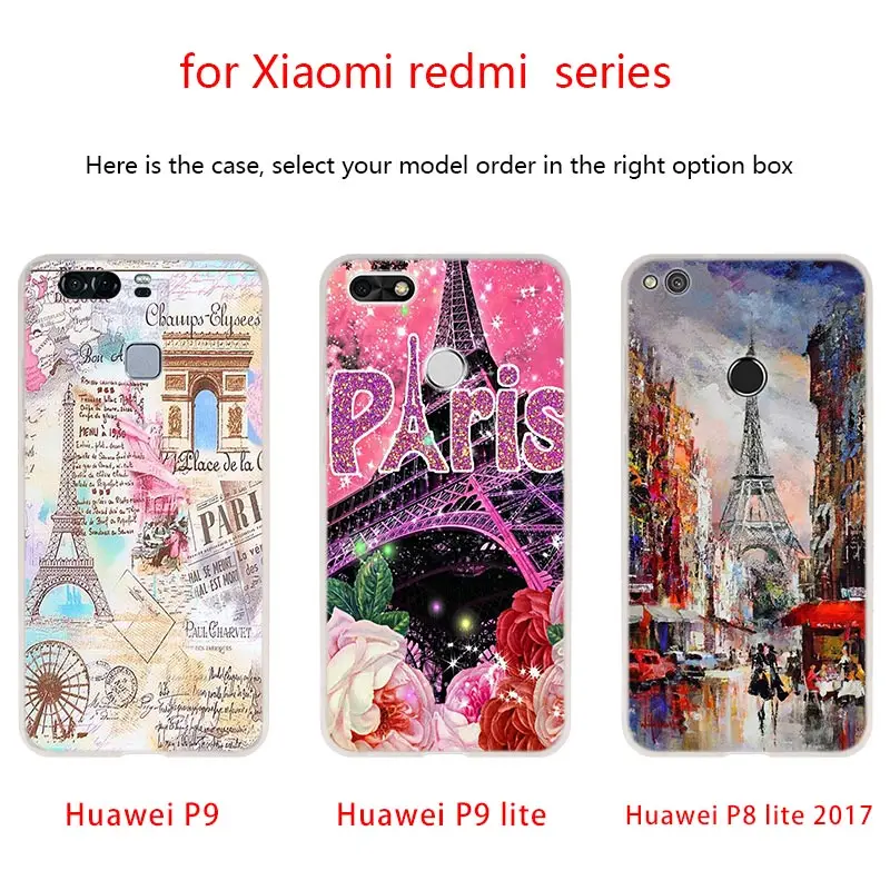 Франция Париж Эйфелева башня ТПУ чехол для телефона мягкие чехлы Huawei P40 P30 P20 Pro P10 P9