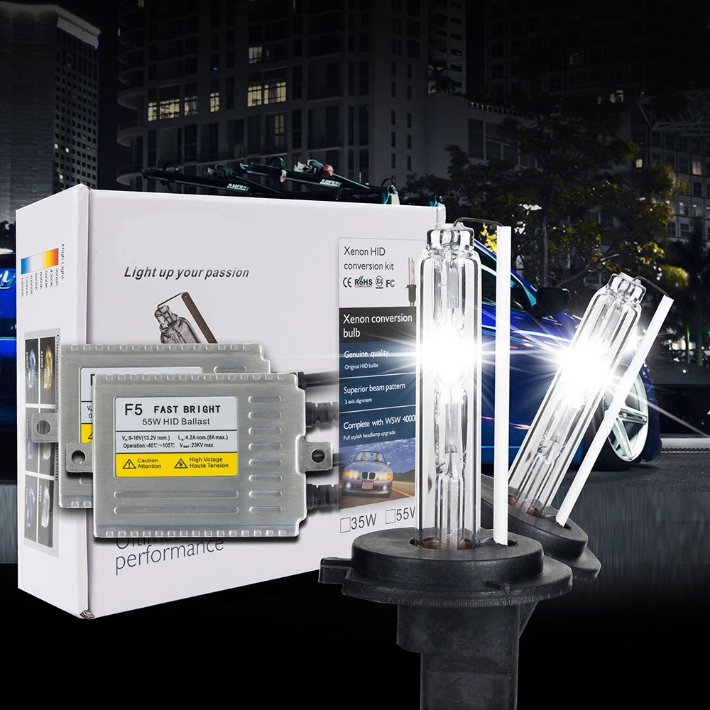 D2S D2C ксеноновая лампа F5 AC 55W 12V HID kit 4300K 5000k 6000K 8000k для авто hid kit|xenon lamp|hid kitd2s xenon lamp |