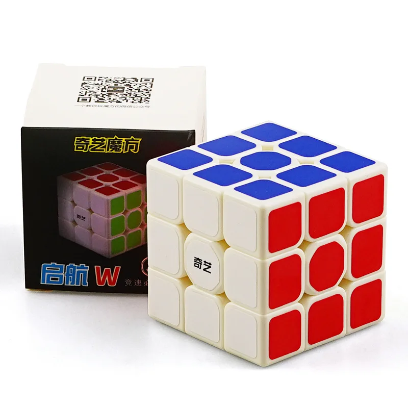 Кубик Рубика Qiyi Профессиональный 3x3x3 наклейка скоростной скручивающийся пазл