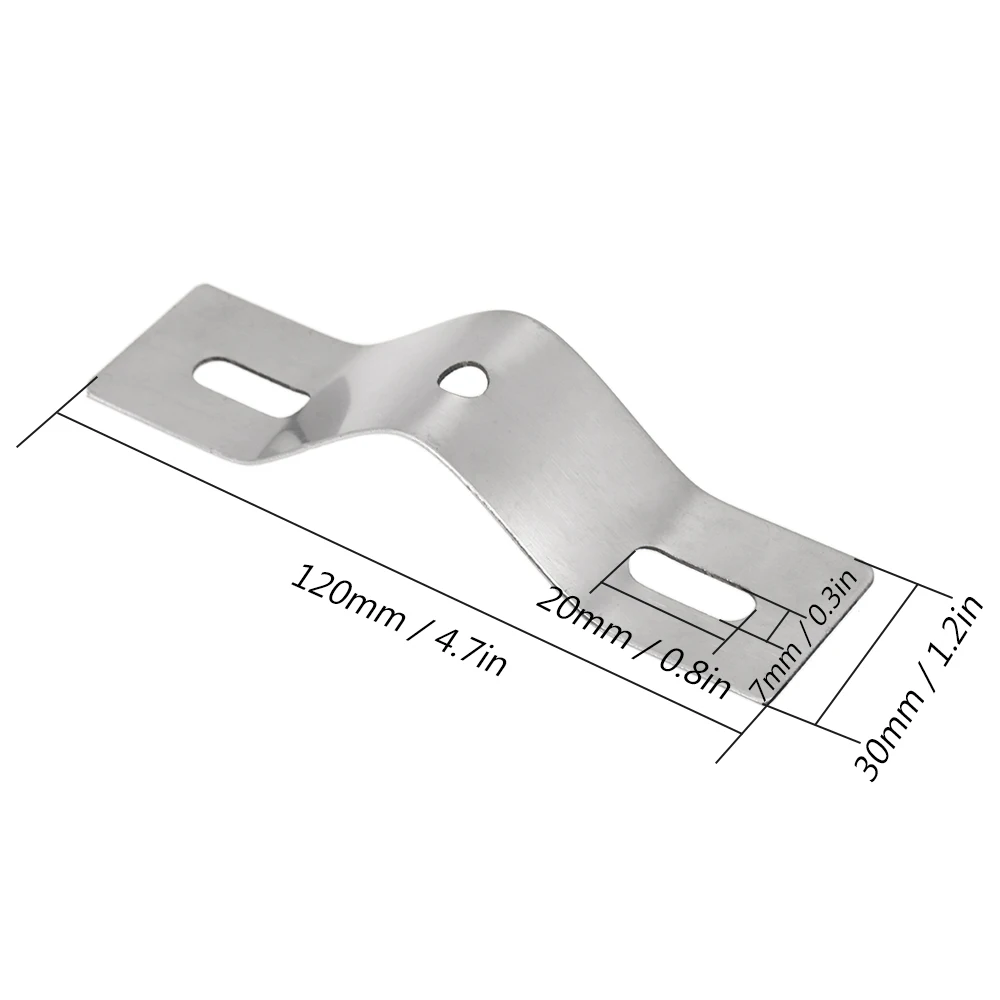 2 шт. каяк Троллинг мотор Кронштейн Пластины Оборудования стабилизатор Системы