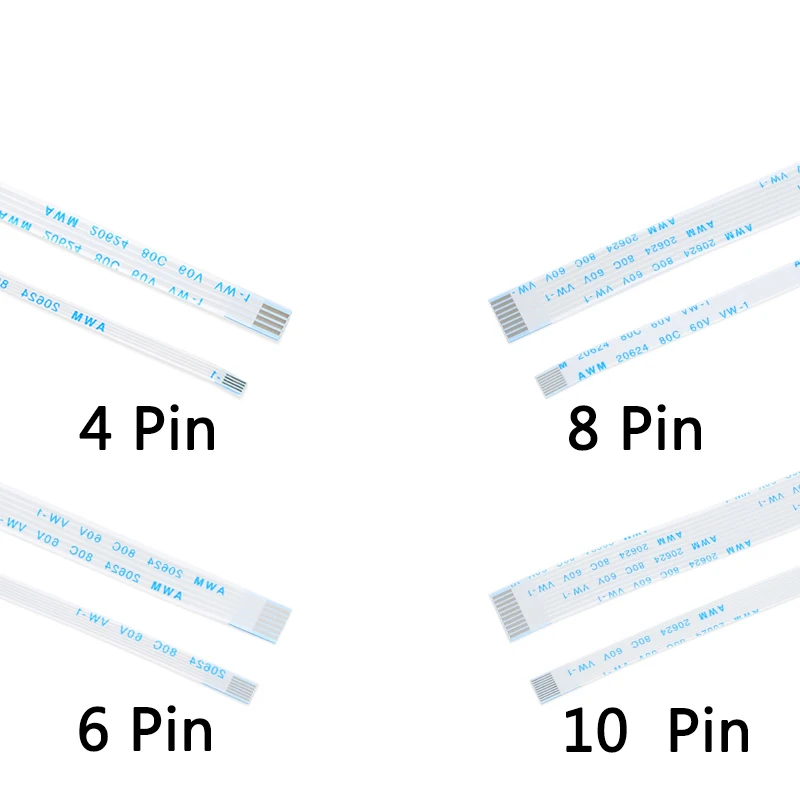 Гибкий плоский кабель FPC/FFC 1 мм 200 A Type 4P 6P 8P 10P 12P 14P 16P 18P 20P 24P 26P 30 10 шт. P 32P FFC