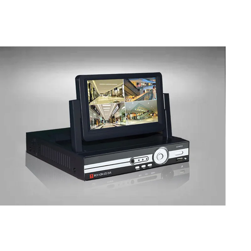7 дюймовый ЖК монитор CCTV 8 канальный DVR 720P рекордер HDMI выход AHD HVR NVR Поддержка