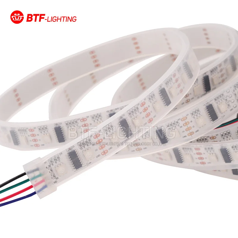 LPD8806 5 м 60 Светодиодный/М пикселей IP30/IP67 SMD 5050 RGB светодиодный светильник, Индивидуальный Адресный гибкий DC5V