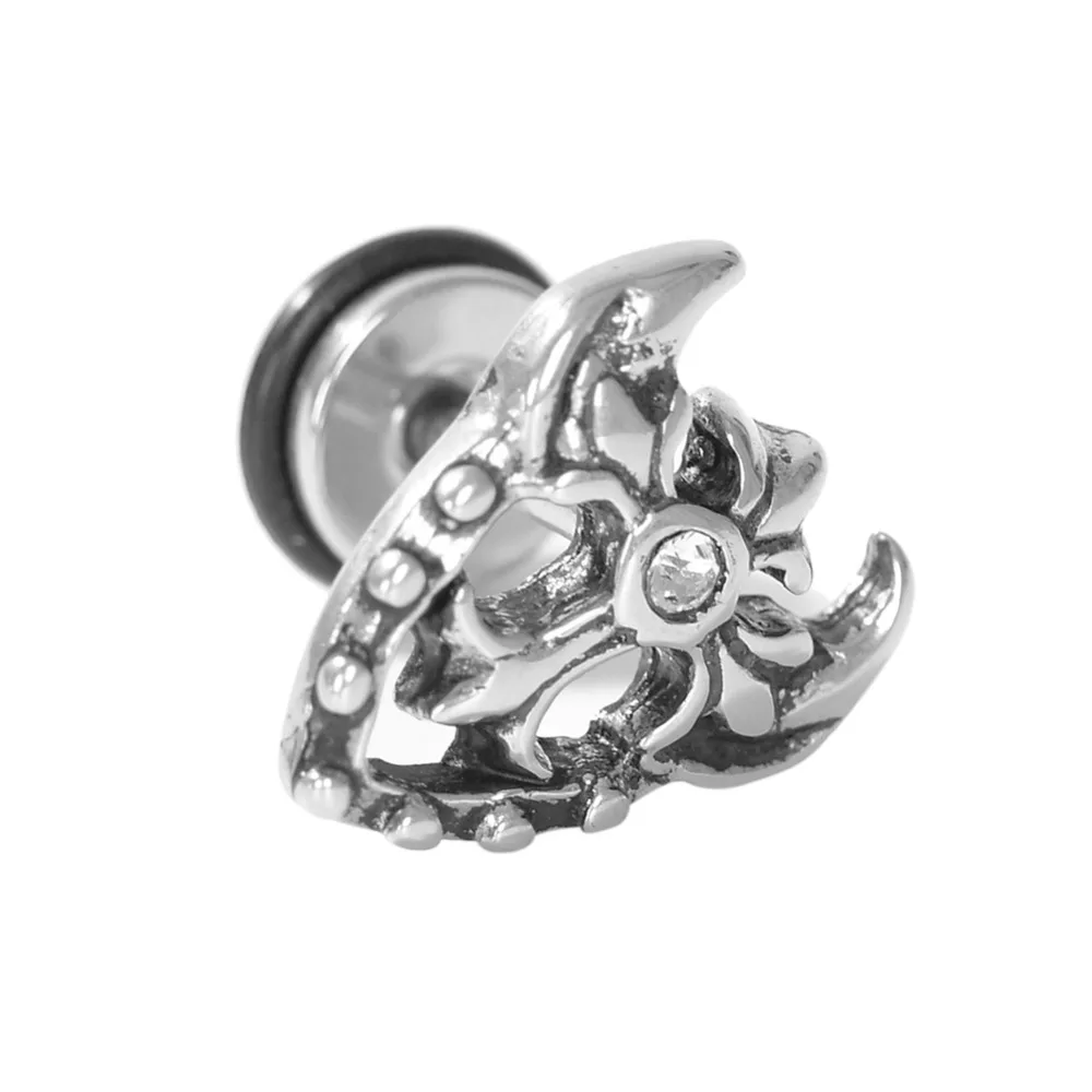 2 шт. пара заглушки на гвоздики из нержавеющей стали в стиле панк 18 г|Украшения для