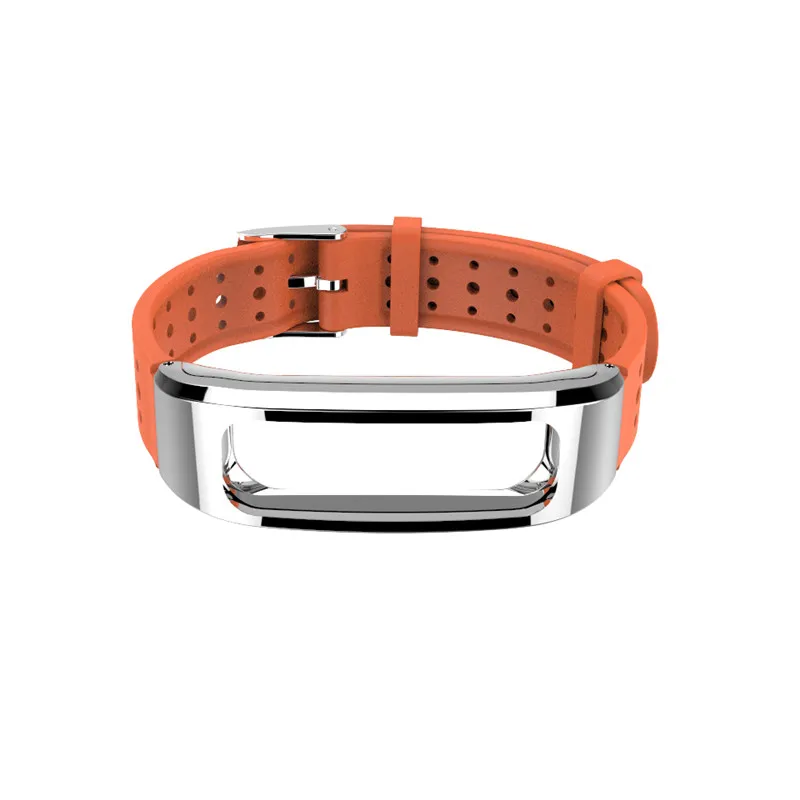 Orange Mijobs Молодежный ремешок для huawei Honor Band 4 Runnning Версия смарт-Браслет спортивный браслет Honor Band 4 ремешок для бега - Цвет: Orange