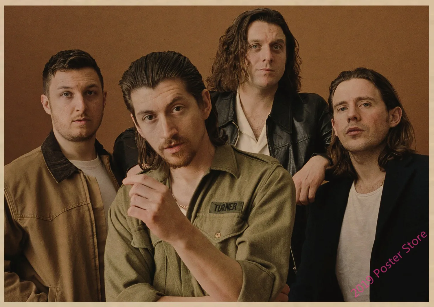 Rock band Arctic Monkeys Kraft Paper Posters Wall Home Bar Posters Home Decor Gift 03