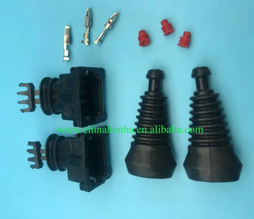 5 шт./лот 3 Pin/Way Junior Power Timer (JPT) Карта датчик штепсельная вилка корпус автомобильный разъем с резиновой загрузкой 282191-1 Tyco/Amp