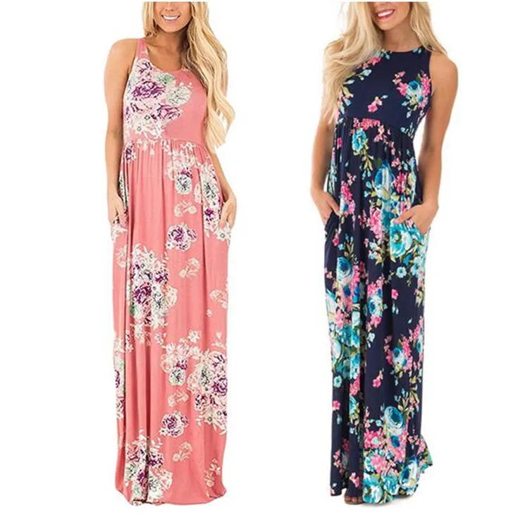 Новый Лето 2017 г. Для женщин Платья для Повседневное оболочка платье без рукавов