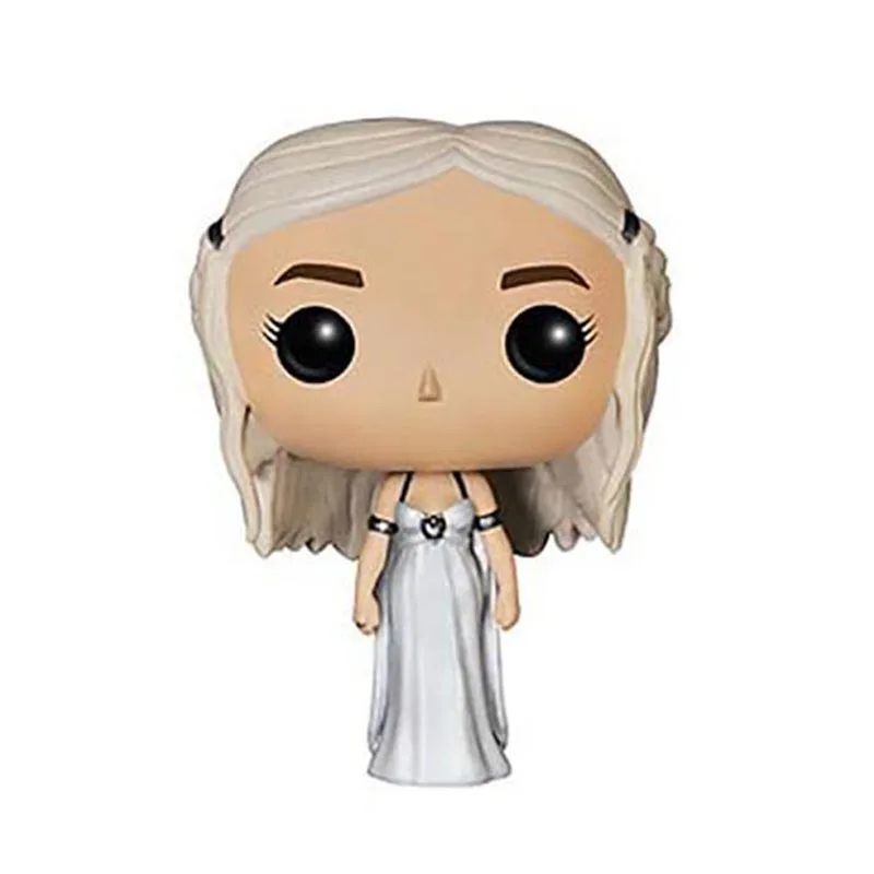 Funko Pop Игра Престолов Дейенерис Таргариен с белым платьем виниловые фигурки для детей " 10 см
