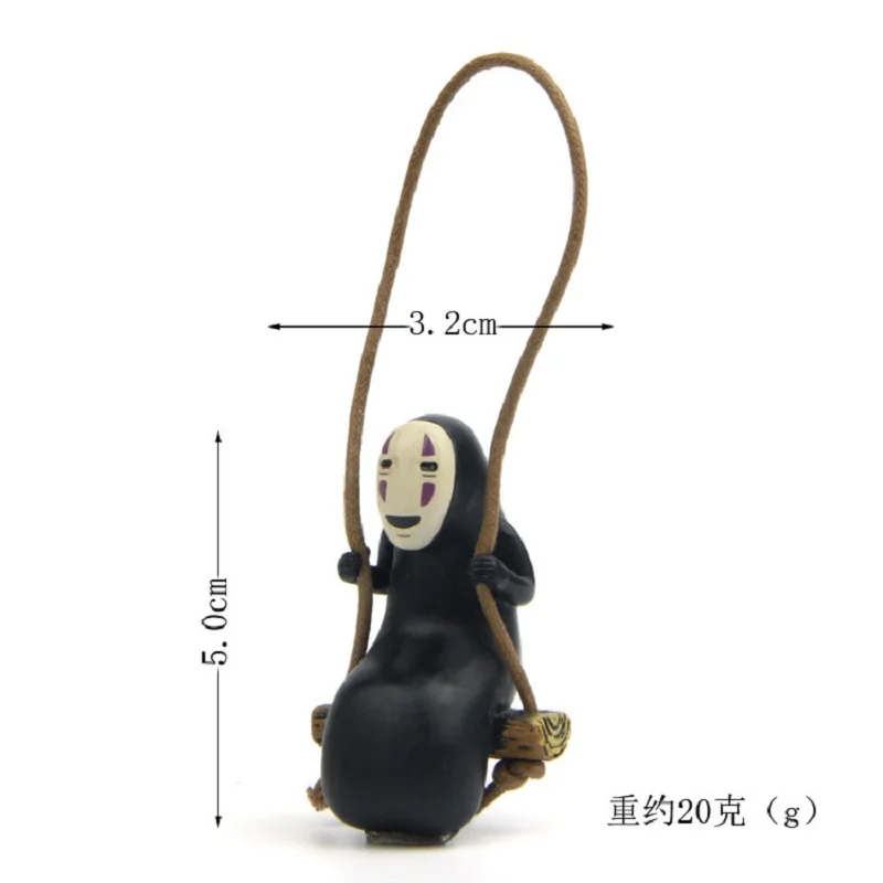 Новый Hayao Miyazaki креативный DIY Украшение Милые качели не лицо человек фигурку микро