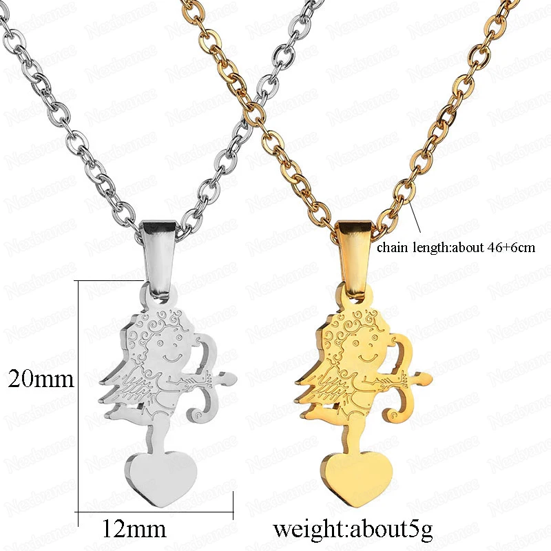 Nextvance Купидон лук подвеска со стрелой в Цепочки и ожерелья любящее сердце угол