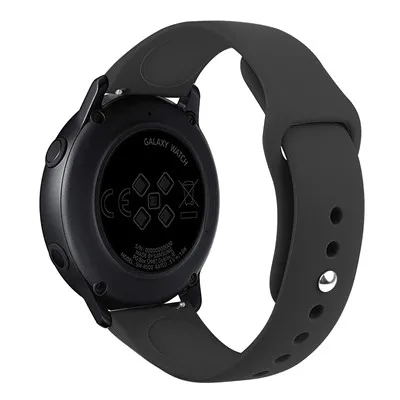 Black Высококачественные силиконовые сменные наручные часы ремешок для Xiaomi Huami Amazfit Bip Lite браслет для Garmin Forunner 645/245 - Цвет: Black