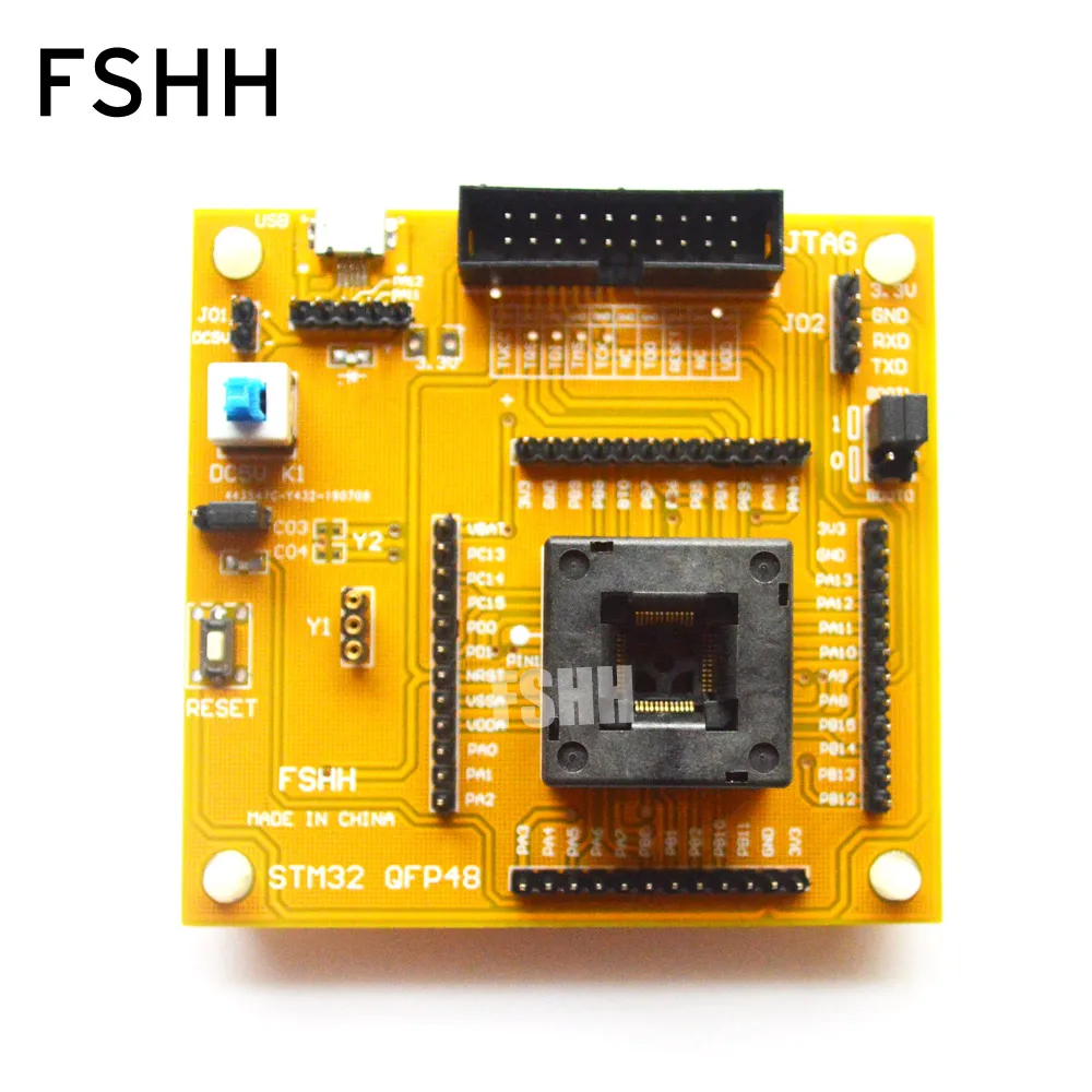 Интегральная схема STM32 QFP48 тестовый разъем TQFP48 программатор адаптер | Компьютеры