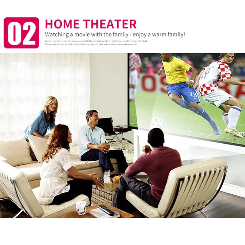 

YG300 Universal 60 Inch HD Battery Operated Portable Mini LED Pocket Projector Home Theater Children Education Beamer Projetor