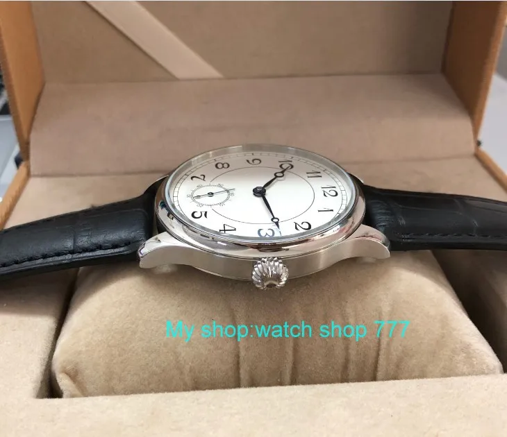 44 мм parnis Asian 6498 17 jewels механические мужские часы с ручным заводом механические часы классические часы pa71-8